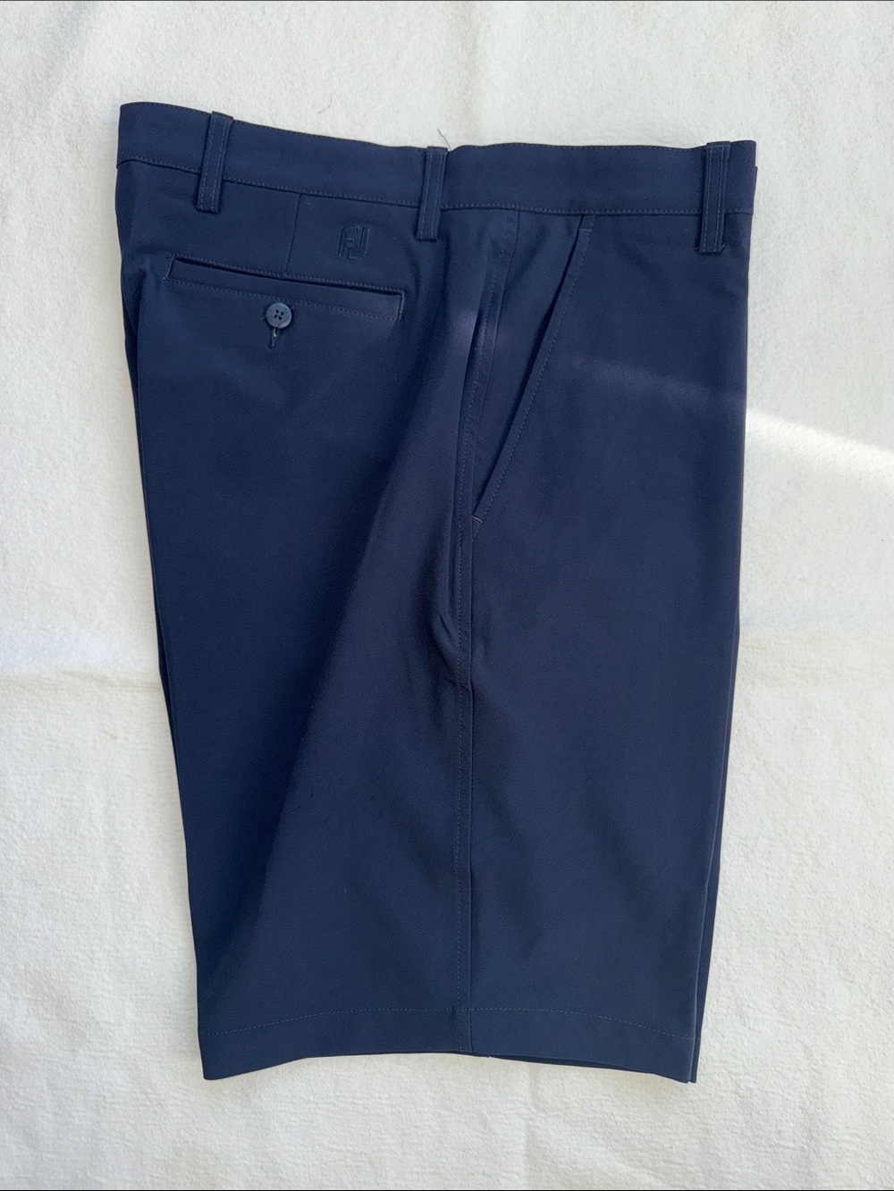 EUC Men's Navy Performance Golf Shorts - 34